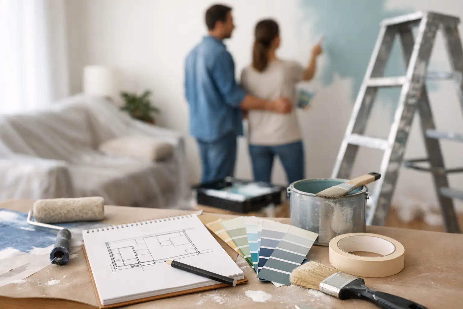 Malerarbeiten zuhause richtig planen