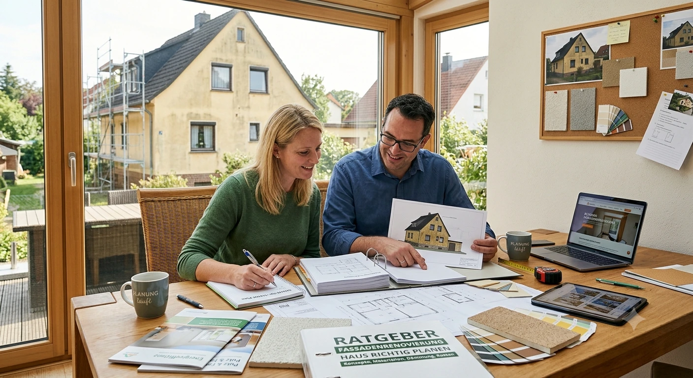 Ratgeber Fassadenrenovierung Haus richtig planen