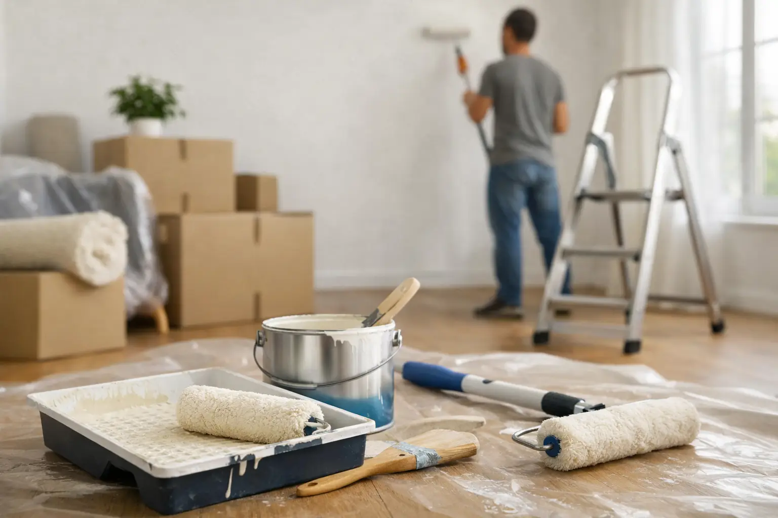 Wohnung nach Umzug streichen - was gilt?